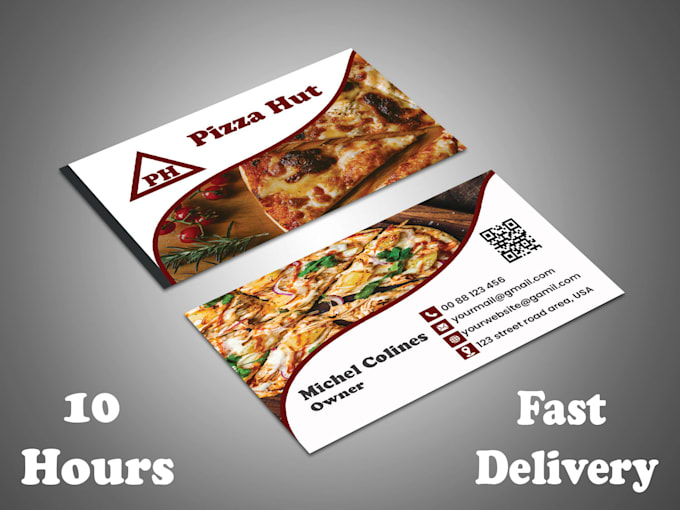 Gig Preview - Design professional restaurant business card