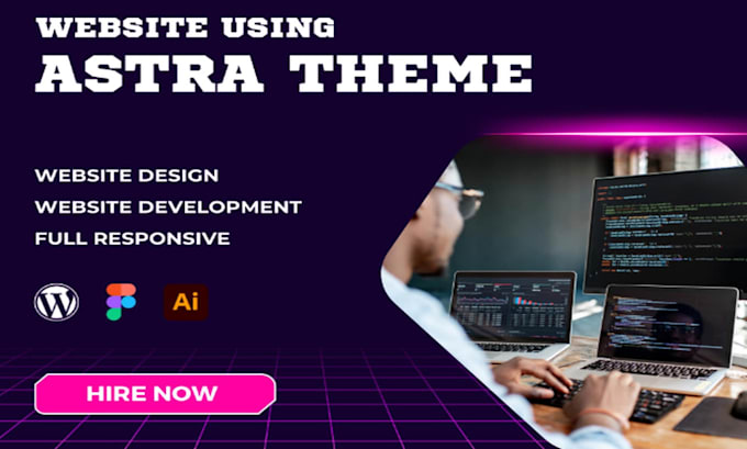 Gig Preview - Design astra  wordpress website with elementor pro using astra and blocksy theme