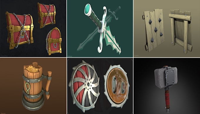 Bestseller - modeling of 3d stylized objects