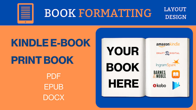 Gig Preview - Professionally format your ebook and print book