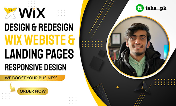 Gig Preview - Design and redesign wix website, wix ecommerce, fix wix website, edit wix site