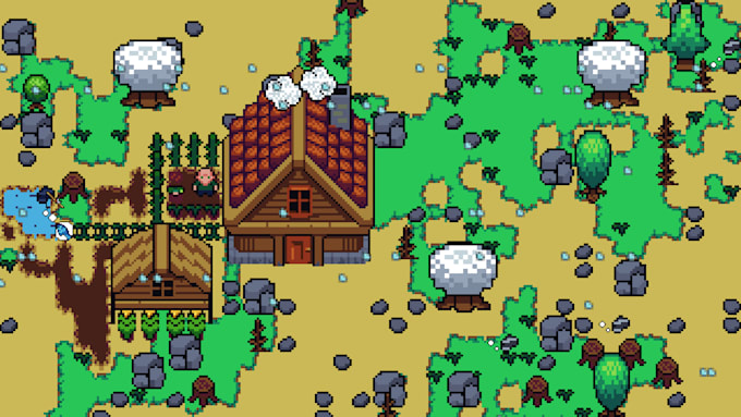 Gig Preview - A full prototype of a farm rpg in game maker studio 2