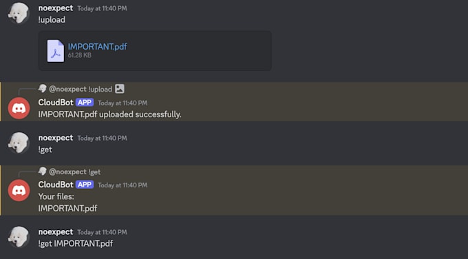 Gig Preview - Develop a discord bot for you using express and discord api