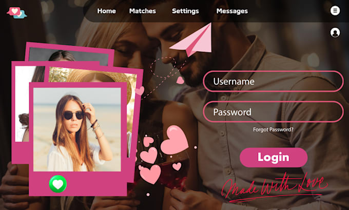 Gig Preview - Build dating website dating app and escort website with chatroom