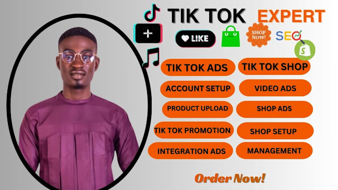 Gig Preview - Setup,fix, manage tittok shop, tiktok marketing on tiktok shop, tiktok shop ads