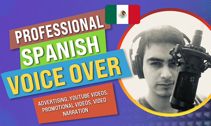 Gig Preview - Record your audio in neutral spanish professional voice over