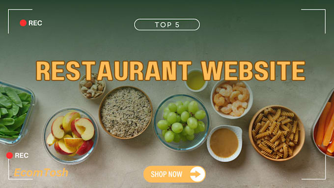 Gig Preview - Build restaurant worldpress website design your bar, gym fitness, portfolio site