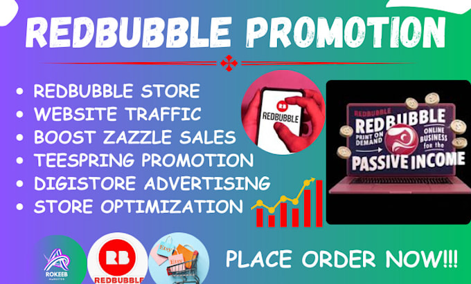 Bestseller - do redbubble store promotion, digistore, teespring promotion to boost sales