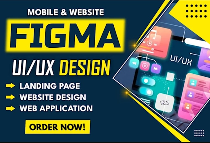 Gig Preview - Design figma website ui ux design figma website ui ux mobile apps uiux adobe xd