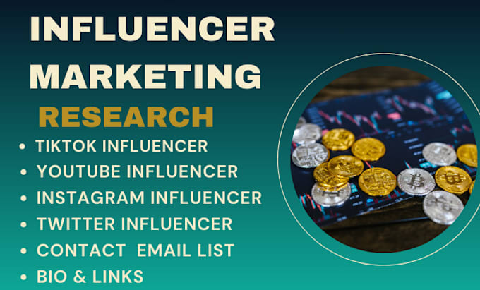 Gig Preview - Generate list of crypto influencer marketing web3 twitter influencer