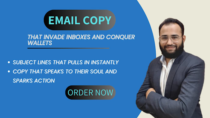 Gig Preview - Fuel your sales surge with email copywriting that converts