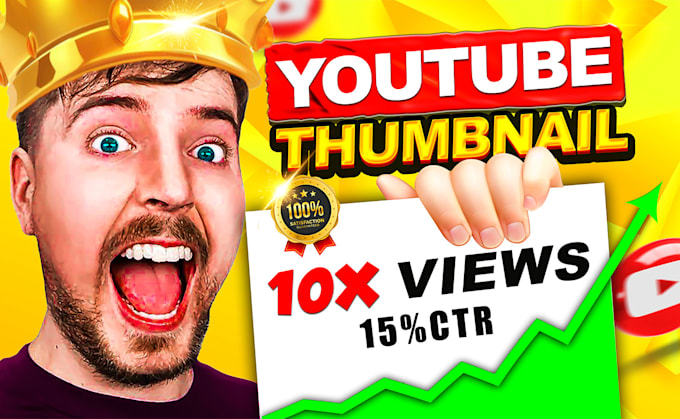 Gig Preview - Design attractive amazing viral youtube thumbnail in 2hrs