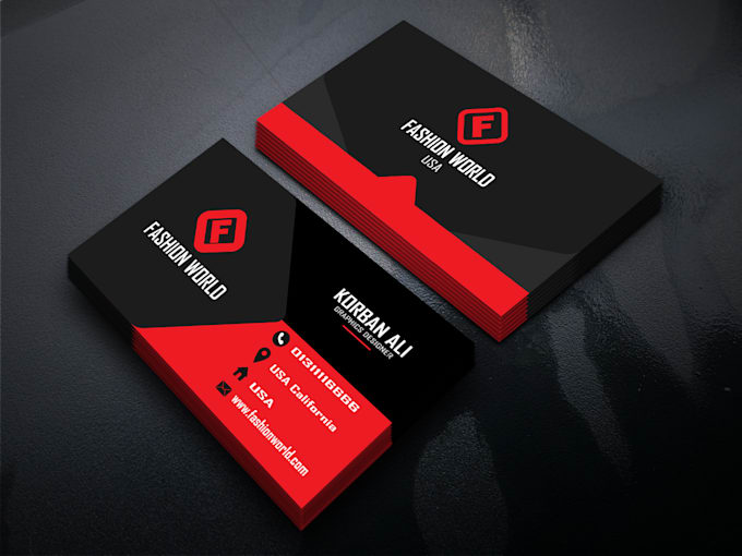 Gig Preview - Create unique and professional business card designs