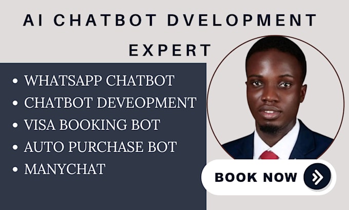 Gig Preview - Appointment bot, visa booking bot vfs auto purchase, website chatbox chatbot