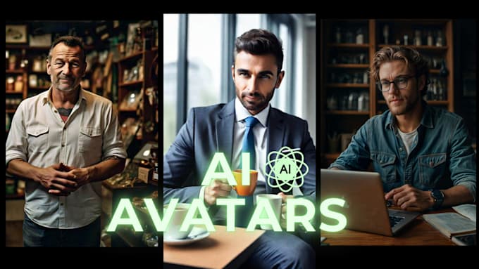 Gig Preview - Create ai animated avatars for business videos and promotion