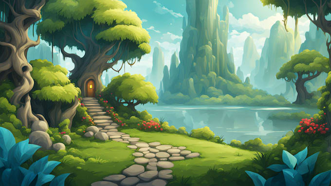 Gig Preview - Draw amazing environment concept art and fantasy landscape