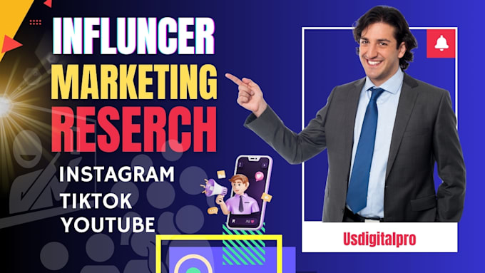 Gig Preview - Provide influencer lists for instagram influencer marketing