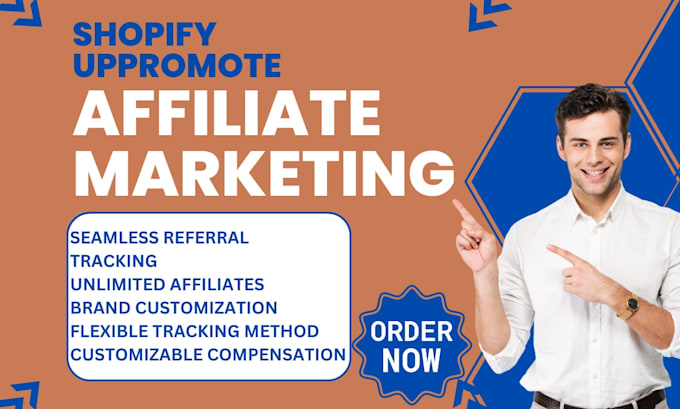 Gig Preview - Setup shopify affilate marketing uppromote goaffpro bixgrow snowball affiliantly