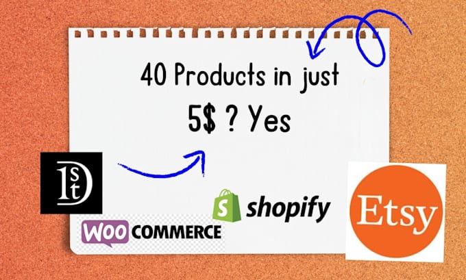 Bestseller - product upload or import products in shopify,etsy,woocommerce and ebay