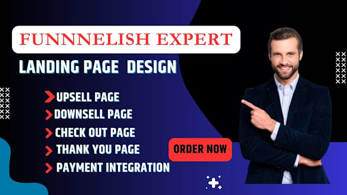 Gig Preview - Design or redesign funnelish landing pages, sales funnels,product landing page