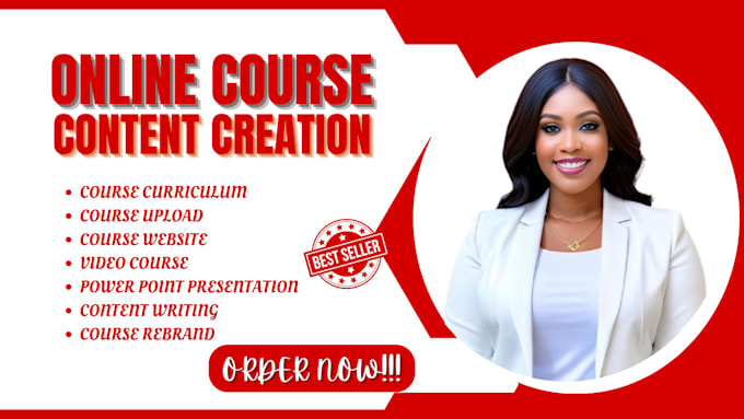 Gig Preview - Create masterclass online course , mini course, course creation, ppt, workbook