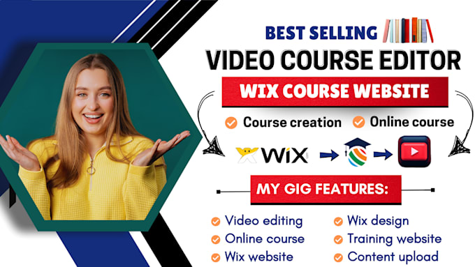 Gig Preview - Create online course content, edit video course, or wix online course website