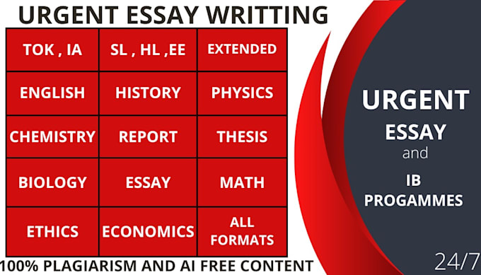 Bestseller - do ai ib essay, business, history, biology, hl , sl, ee, es and extended  essay