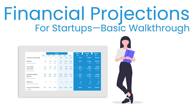 Gig Preview - Build a financial model, projections, or forecasts for your startup or project