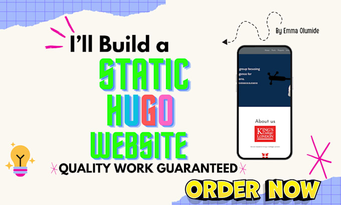 Bestseller - build and fix a fast static website or a modern responsive hugo static website