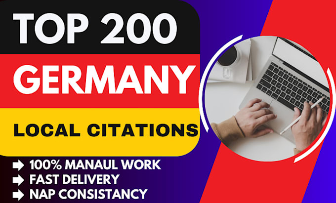 Gig Preview - Do top german citations for local seo