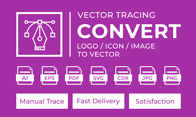 Gig Preview - Vectorize your logo or image in 24 hours