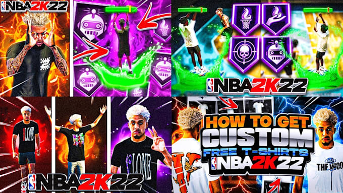 Bestseller - design sports youtube thumbnails for gaming, nba or basketball