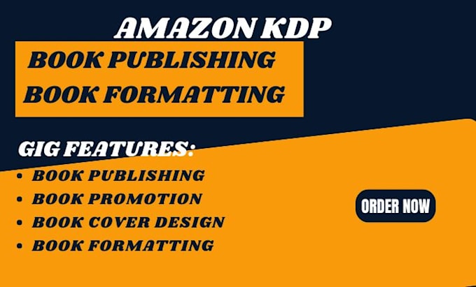 Gig Preview - Do book publishing for amazon kdp, kindle book publishing, kdp book formatting