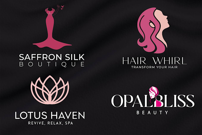 Gig Preview - Design feminine skincare, cosmetics, fashion and beauty brand logo