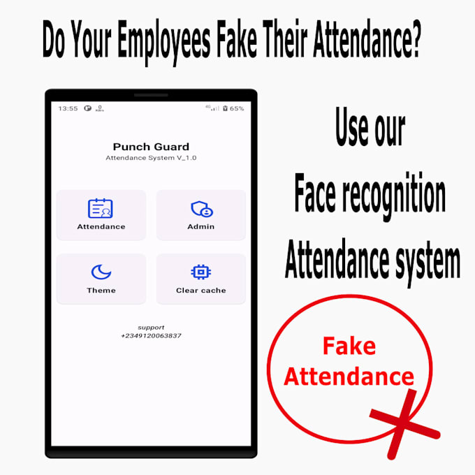 Gig Preview - Develop a kiosk employee attendance management android app for you