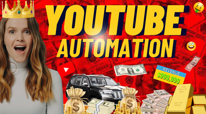 Gig Preview - Do youtube automation cash cow videos top 10 faceless video viral reels, short