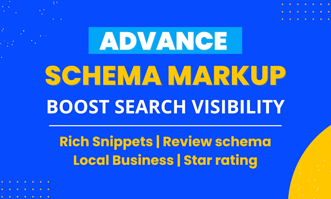 Gig Preview - Setup schema markup, structured data, rich snippet, star rating