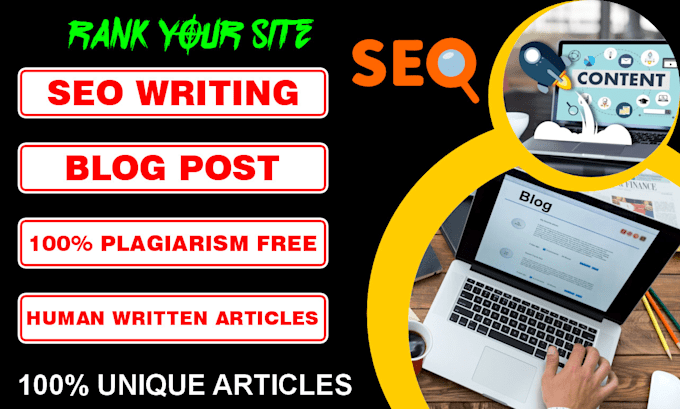 Gig Preview - Create high quality SEO optimized blog posts and articles