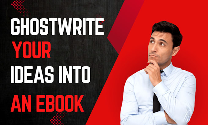 Gig Preview - Ghostwrite your book, ebook be your book writer, ghostwriter, ghost book writer