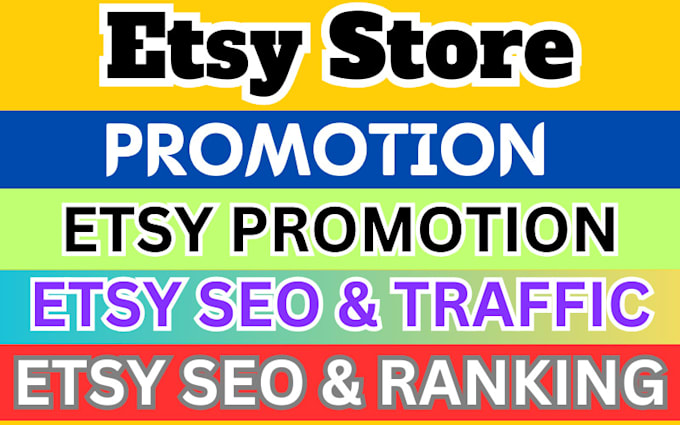 Gig Preview - Promote etsy marketing, shopify marketing to boost shopify sales, etsy promotion