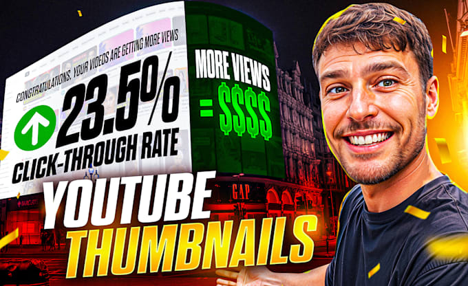 Bestseller - design amazing youtube thumbnail that attract viewers