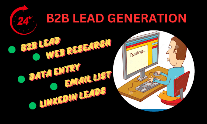 Gig Preview - Copypaste  b2b leads from google maps and data typing