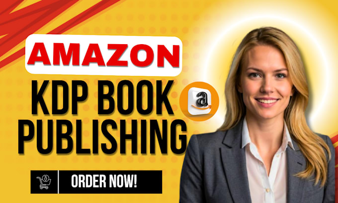 Gig Preview - Do amazon KDP book publishing book formatting amazon KDP ebook writer promotion