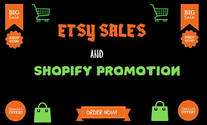 Gig Preview - Do etsy promotion, shopify marketing to boost sales