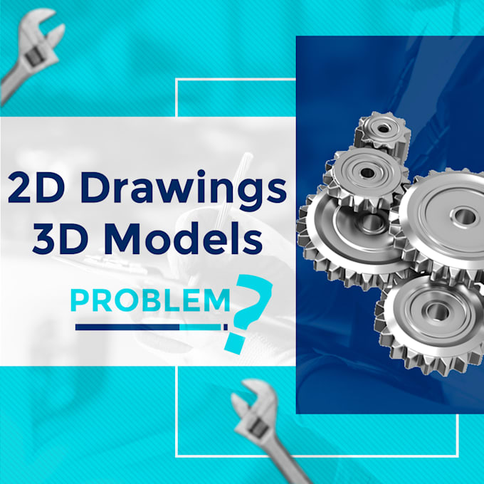 Gig Preview - Design 3d models and 2d drawings in solidworks