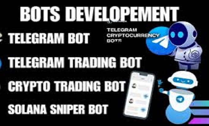 Gig Preview - Do telegram trading bot, telegram bot, telegram crypto bot, solana trading bot