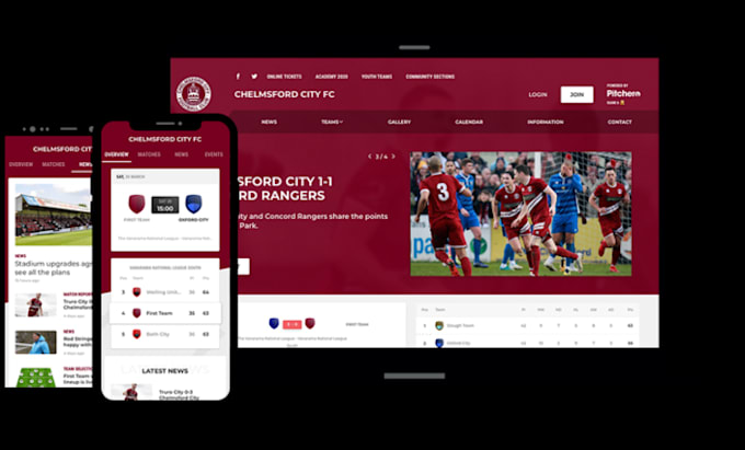 Gig Preview - Develop a sports club website for basketball, football, and soccer academy 2025