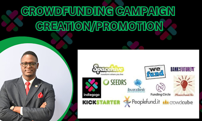 Gig Preview - Do crowdfunding campaign creation and promote on kickstarter gofundme