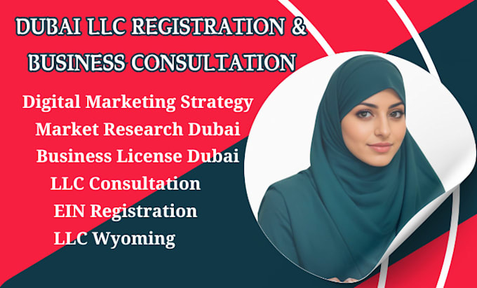 Gig Preview - Do dubai llc consultation digital marketing research strategy