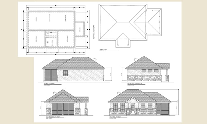 Gig Preview - Do your architectural project drawing plan in autocad 2d